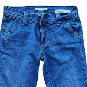 LEE | Women's jeans, size 2 wide leg, flare leg, low rise jeans, blue jeans